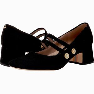 Sam Edelman Tahira Pumps in black ribbed fabric